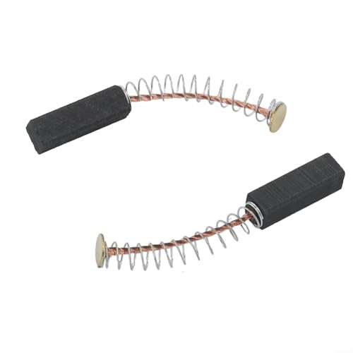 Escobillas de carbón de 20 mm x 6 mm x 5 mm, paquete de 2 unidades para motores eléctricos, componentes de repuesto para herramientas eléctricas