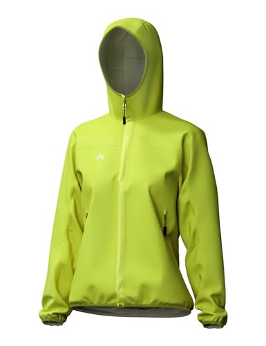 INBIKE Women's Cycling Rain Jackets Waterproof Windbreaker for Running Golf Hiking Camping Hooded Packable Coat