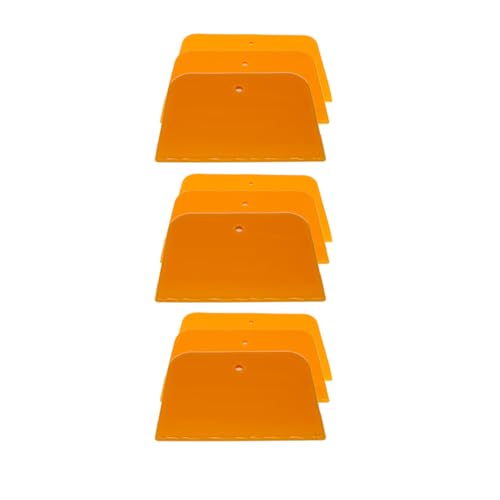 Image of 9pcs Body Filler Spreaders Kit, 4 inch 5 inch 6 inch Reusable Automotive Body Fillers, Plastic Spreader for Applying Fillers Putties Glazes Caulking Agents Car Body Maintenance