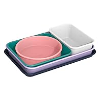 So Yummy by bella 5 Piece Essential Bakeware Set, Baking Trays & Pans with Nonstick Coating, PFAS Free, Cookie Drop Zones & Fill Lines Included, Dishwasher Safe, Assorted Colors, So Yummy