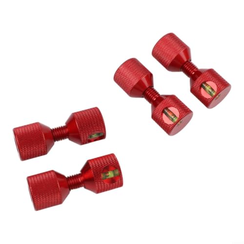 Perno nivelador de aluminio anodizado Clase 150, kit de 4 unidades de alta resistencia 7