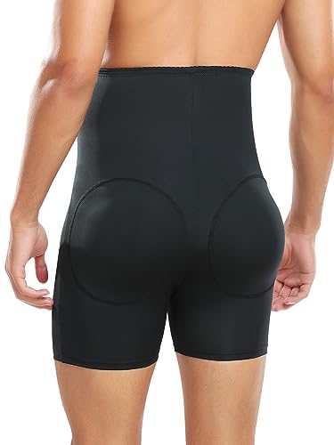 bslingerie Men Slimming Tummy Control Shorts Compression High Waist Shapewear Hip Enhancer Brief3