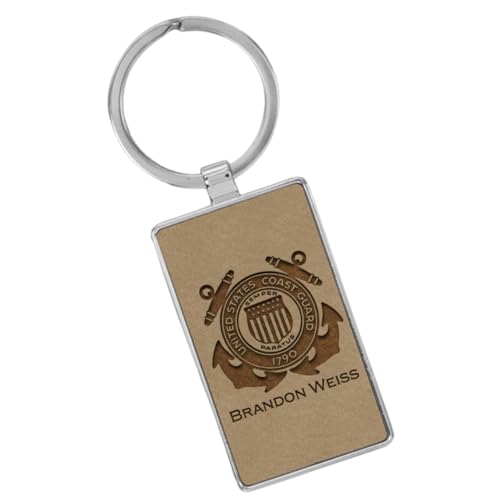 Custom United States Coast Guard Engraved Leather Bifold Wallet, Wallets for Coast Guard Men, US Guard Wallet, Crazy Horse Leather, Mens Wallet Bifold3