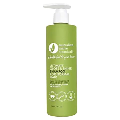 Australian Native Botanicals Natural Shampoo For Normal Hair - Vegan Sulphate Free Shampoo For Men & Women - Natural Hair Care 250 ml Cover