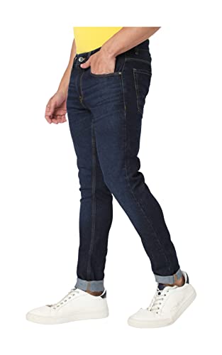 Image of Spykar Men's Skinny Fit Low-Rise Casual Jeans