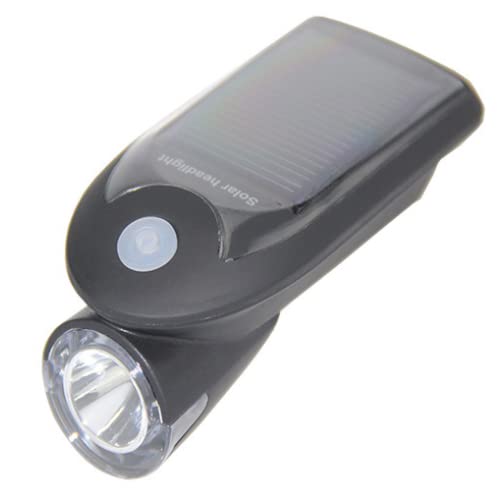 自転車LEDライト 自転車 ライト ソーラー LED 自転車ライト USB充電式 ソーラー充電 4モード搭載 ブラック
