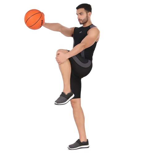 Image of ReDesign Apparels Nylon Compression Shorts Tights for Multi Sports (Color Options)