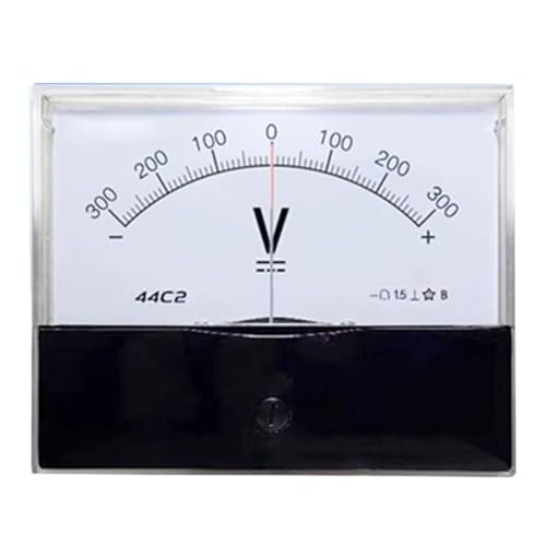 Voltmètre analogique 44C2 DC précis pour contrôle de tension 15V 50A