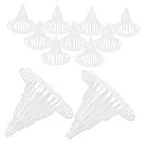 Outanaya 50pcs Flower Pot Gasket Mesh Mats Drainage Pads for Planter Boxes Safe Material for Bonsai Bottom Mats Garden Mesh Pad
