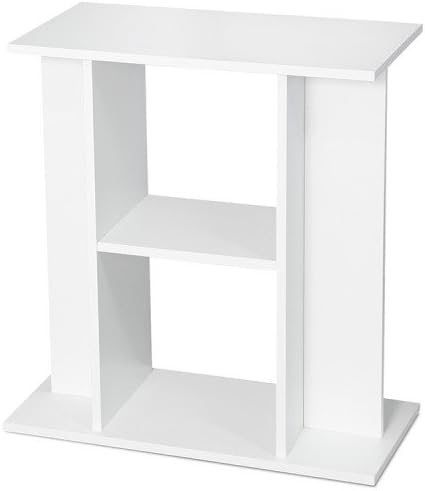 All Pond Solutions Aquatlantis Aquarium Fish Tank Cabinet Start 55, Large, White