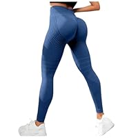 Nuoke Leggins Sportivi Donna,Leggins Donna,3D Graduata Tights Sportivi a Vita Alta Senza Cuciture per Fitness Yoga