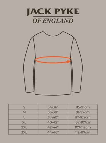 JACK PYKE Quick Wick Armour Long Sleeved Top English Oak Evolution T-Shirt