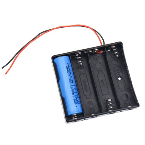 Image of 4 x 2000mAh Rechargeable Cells with 4-Slot Battery Holder | 3.7V-14.8V DIY Power Pack for Robotics, Toys, LED Lights, Power Banks, Fans & Electronics Projects