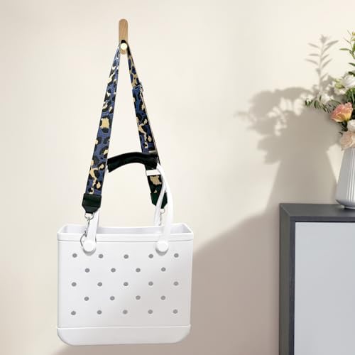 Image of Strap Wrap for Bogg Bag, Accessory for Bagg Bag, With Adjustable Shoulder Leopard Print Crossbody Strap