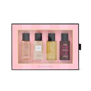 Victoria’s Secret Fine Fragrance Mini Mist Gift Set, 4 Piece, Assorted Scents