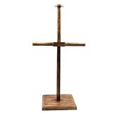 Handmade Armor Breastplate & Helmet Wooden Display Stand