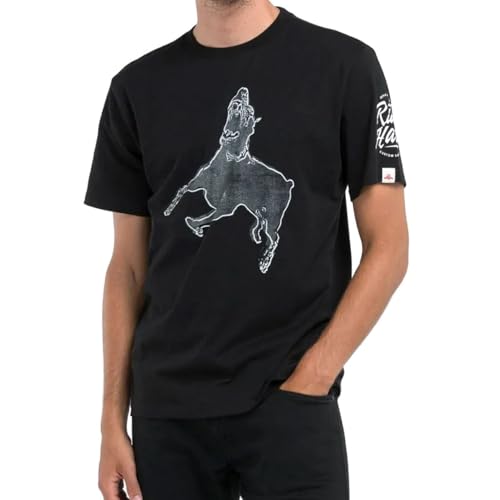 T-shirt Replay M6946 noir homme : fini les hauts déformés au lavage