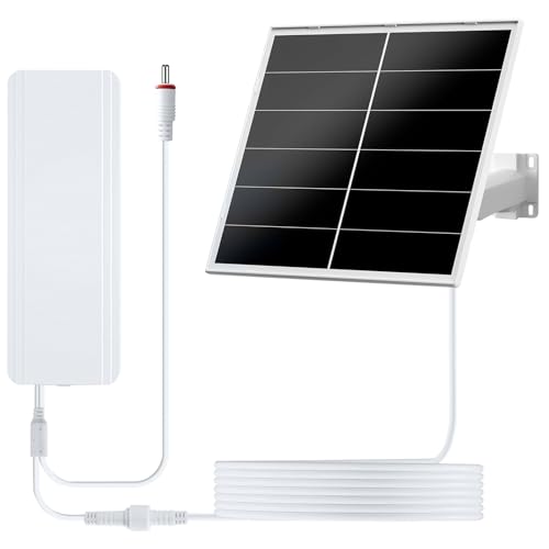 Image of Zivif 20W Solar Panel Charger Kit with 24000mAh Battery, 5V /12V Adjustable Output, USB-C & DC Power for Security & Trail Camera, IP66 Weatherproof, 360Adjustable Brackets