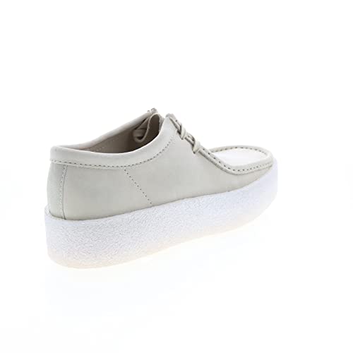 Clarks Wallabee Cup White Nubuck 9.5 D (M) - 8