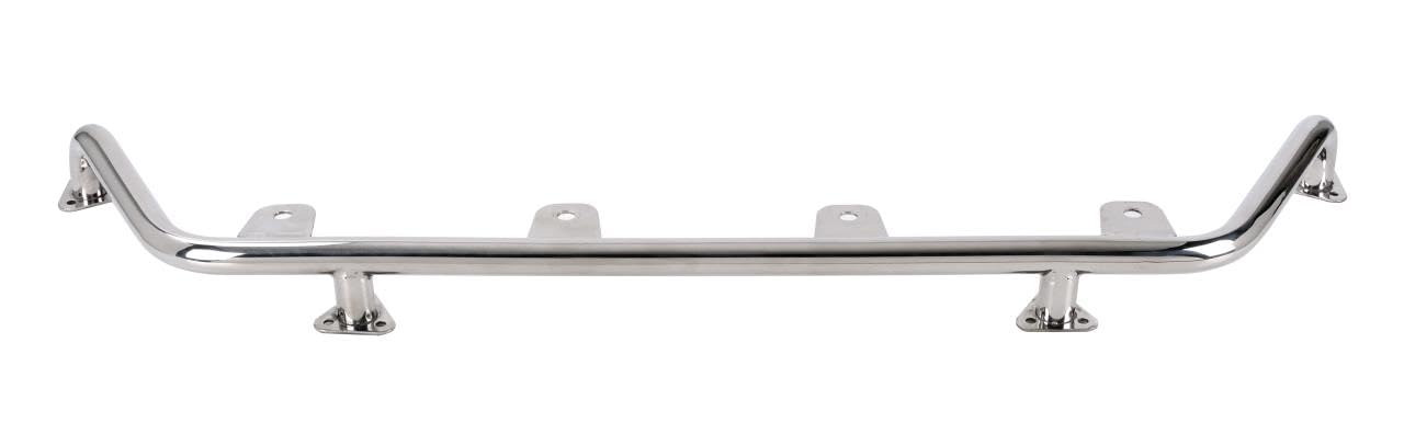 Hansen Styling Parts Universeller Edelstahl Lampenbügel XL - Breite 96 cm - Tiefe 27 cm - 4 Halterungen für Scheinwerfer - für Transporter LKW Off Road Wohnmobile etc..