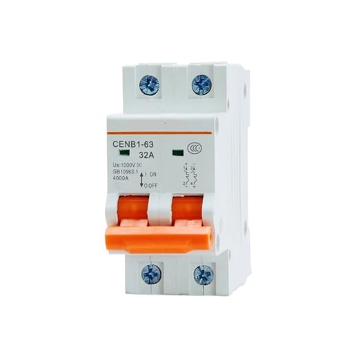 Disjoncteur solaire DC 1000V 32A avec coupure magnétothermique haute performance