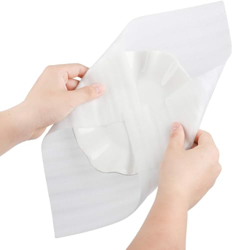 Image of Akshat Enterprises Cushioning Foam Sheets 12 inch X 12 inch, 1 mm Thickness, Cushion Foam Wrap Sheets, Packaging Material, Moving Supplies for Packing Storage and Shipping Pack of (500)
