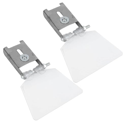 KooingTech Bench Grinder Eyeguard, 2PCS, Silver, Stainless Steel, Universal, Easy Install, Protects from Debris & Sparks, Compatible with 125/150/200/250 Grinders - Image 7