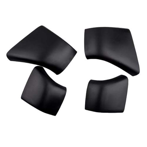 Cache barre toit pour Model 3 2017-2020 coque extrémité rail noir x4