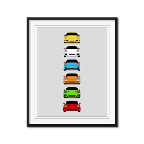 Custom Car Posters Handmade Poster compatible with Porsche 911 GT3