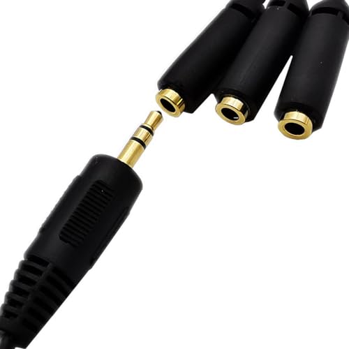 Seadream Cable Divisor de Auriculares 3.5mm 2 Piezas 0.3m miniatura 3