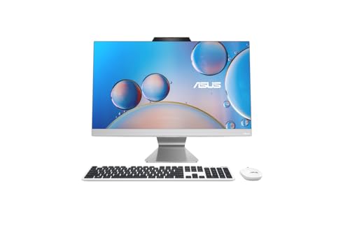ASUS M3402WFAK-DRWPC022W 23.8 Pouces FHD (1920 x 1080) 16:9 All in One (AMD Ryzen 5 7520U Processeur 4.3 GHz, 16GB LPDDR5, 1TB M.2 NVMe SSD, AMD Radeon Graphics, Windows 11 Home) - Clavier AZERTY
