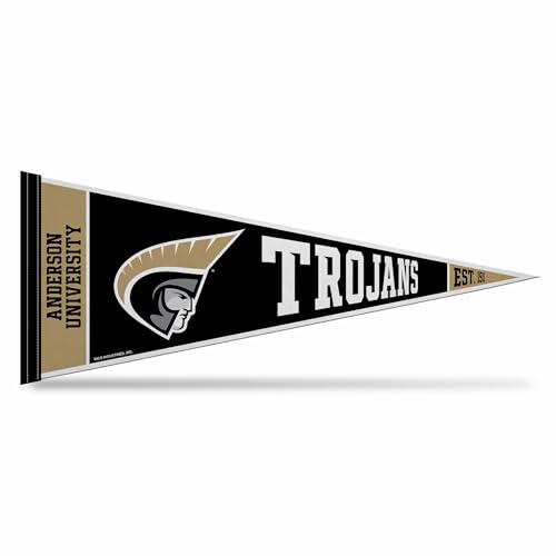Rico Industries NCAA Anderson Trojans 12" x 30" Felt Wall Décor Pennant - Great for Home/Bed Room/Man Cave Décor