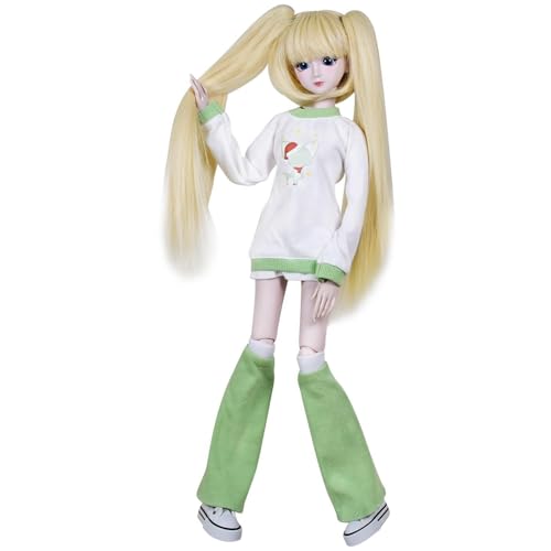 Muñeca articulada 1/3 BJD 56 cm plástico blanca miniatura 1