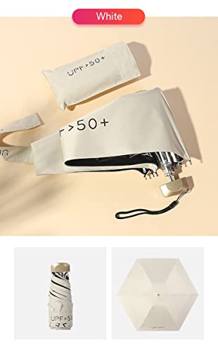 Image of House of Quirk Mini Pocket Compact Sun&Rain Umbrella Lightweight Portable Small Folding Umbrella Travel