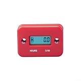 Minuteur de moteur : ce minuteur électronique à affichage numérique est conçu pour une large gamme d'équipements alimentés par le moteur, y compris les motos tout-terrain, les VTT, pour les chariots, les karts, les bateaux à moteur, les yachts, les tondeuses à gazon, les tronçonneuses, les taille-haies, les machines agricoles, les véhicules de construction et les machines d'entretien routier; comprend une minuterie, un fil et 2 vis pour une installation facile