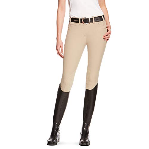 ARIAT Women's Heritage Elite Knee Patch Breech Tan Size 26 Regular