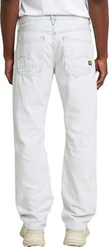 G-STAR Raw - Mens Dakota Regular Straight Jeans, Color Beached Faded Clifton Blue, Size: 34W x 30L2