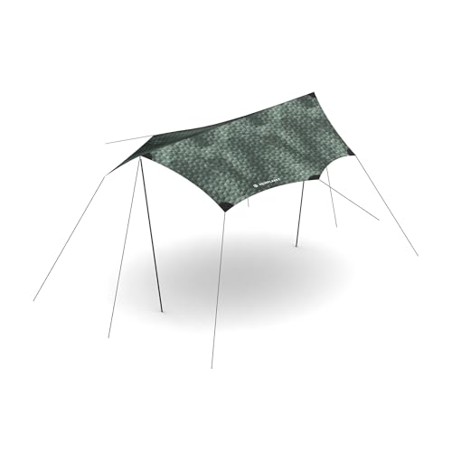HEIMPLANET Original | Dawn Tarp V2 | Zelt Plane mit 5000mm Wassersäule | Zeltplane mit Ösen | Unterstützt 1% for The Planet (Cairo Camo, M)