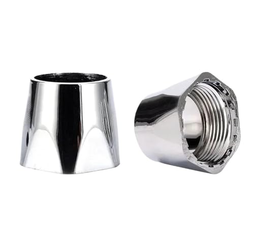 AQXYWUIO 2 Piezas de Grifo, Salida Universal, Tuerca Fija, Grifo, Base de tubería de Agua, Cubiertas de Orificio de Repuesto for Accesorios de Hardware de Cocina y baño (Color : B)