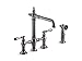 Kohler 76519-4-TT Artifacts Two-Hole Bridge Kitchen Sink Faucet with Sidesprayer, Vibrant Titanium