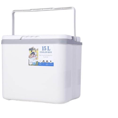 TIKHJ 食品の冷蔵・鮮度保持ボックス、車載式ポータブル屋外ピクニックエアコン (ホワイト)