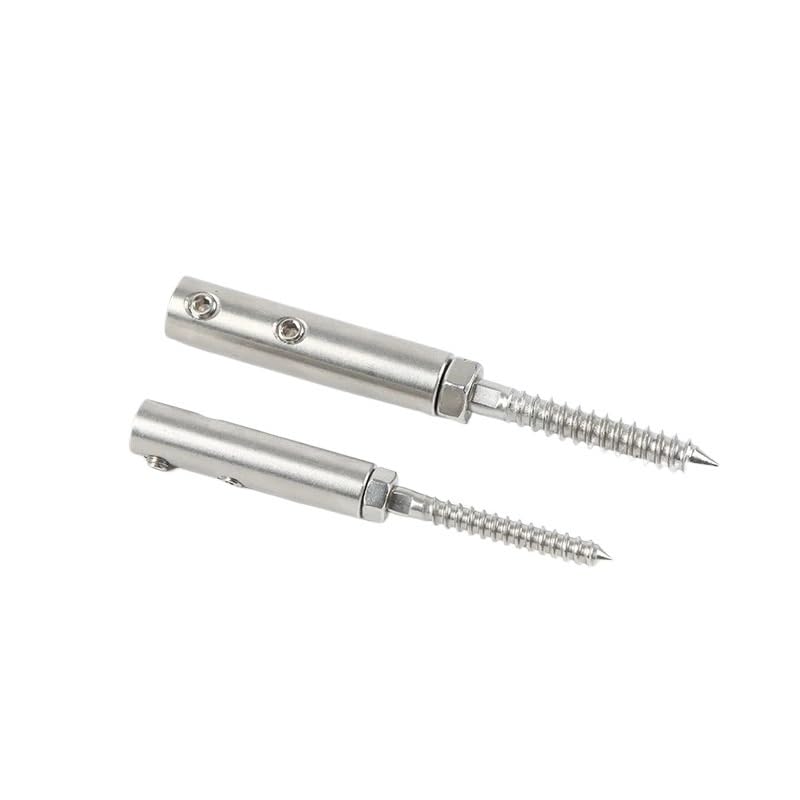 Morsetti per Fune 10 pz Vite A Mano Morsetto Fune Metallica for Viti di Ritardo da 6mm con Grano Esagonale Bulloni Fibbia Morsetti per I Cavi
