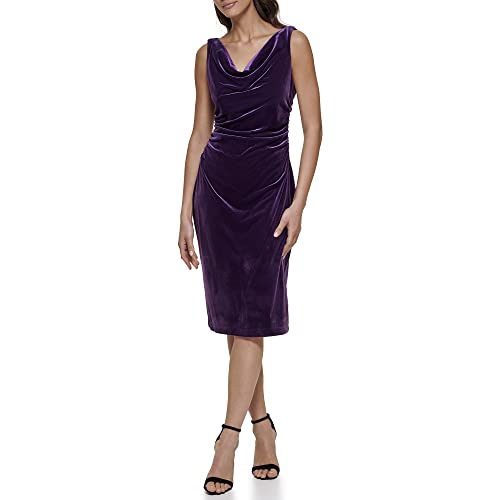 Image of Kensie Women's Sleeveless Cowl Neck Midi Dress