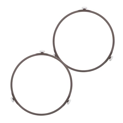 OFFSCH 2pcs Turntable Holder with Wheels for Microwave Oven and Lightweight Oven for Efficient Food Heating