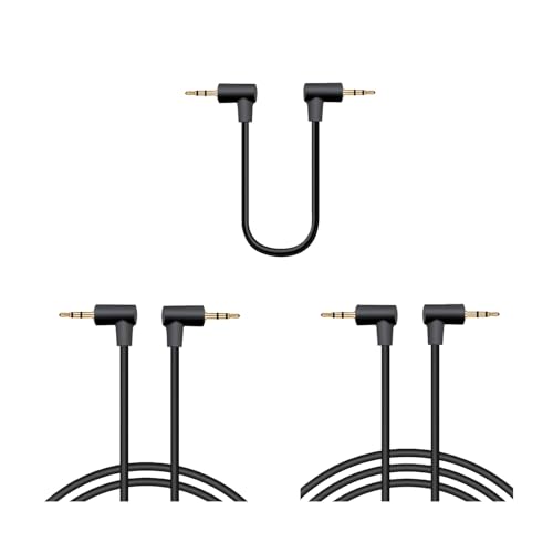 Cable auxiliar 2.5mm macho a macho con conectores dorados miniatura 6