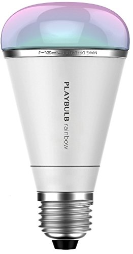 Playbulb Rainbow 3er-Set - Smart-Home LED-Glühbirne mit Farbsteuerung (5W RGB LED, Sockel E27) und App-Steuerung für Android und Apple iPhone,