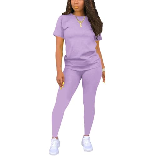 Image of Nimsruc Workout Sets For Women 2 Piece Outfits Sexy Summer Sweatsuits Jogging Suits Casual Bodycon Tracksuits