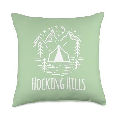 Hocking Hills Camping Rustic Mountains Tent Woods Campground...