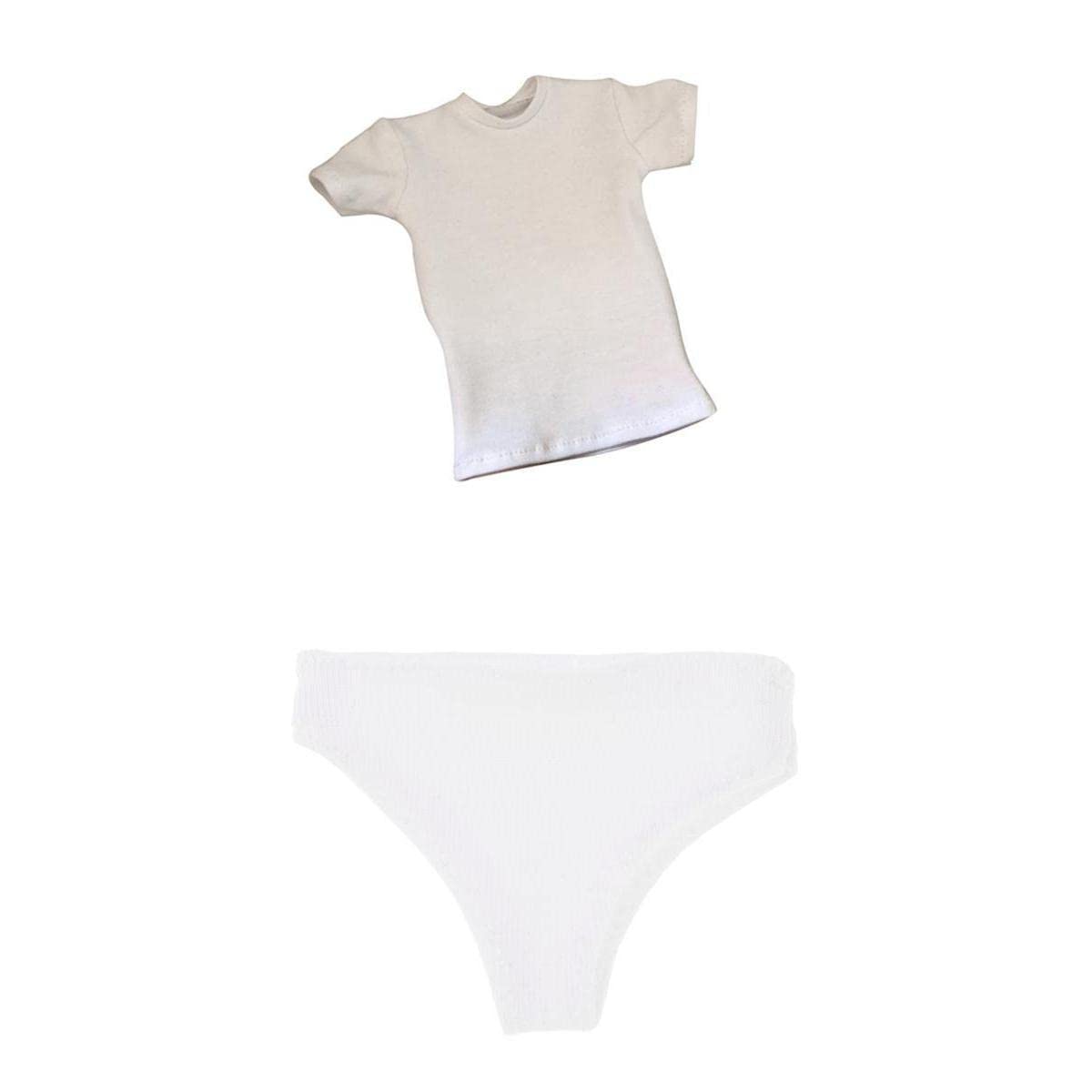 NIVAA 2 pcs 1/6 Scale Men's Underpants Briefs T shirt for 12" Male Action Figures-picture-11
