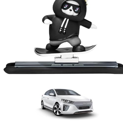 Image of Car Dashboard Decorative Figurines Set with Hanging Accessories, Mini Cartoon Dashboard Showpiece (Panda Car Dashboard Toy)